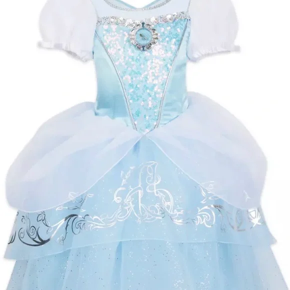 Cinderella‎ Costume for Kids sz 7/8 with shoes sz 13/1 and accessories - Picture 2 of 10